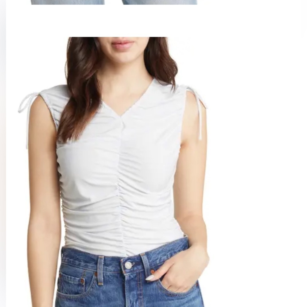Open Edit Ruched sleeveless top - Picture 7 of 7